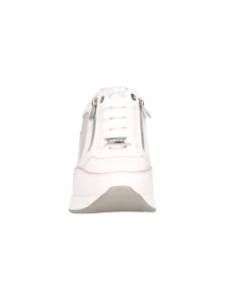 Scarpa casual con zeppa Keys da donna bianca