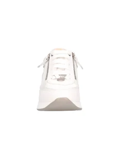 Scarpa casual con zeppa Keys da donna bianca