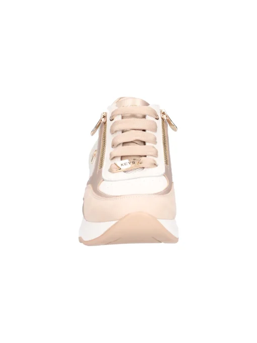 Scarpa casual con zeppa Keys da donna beige