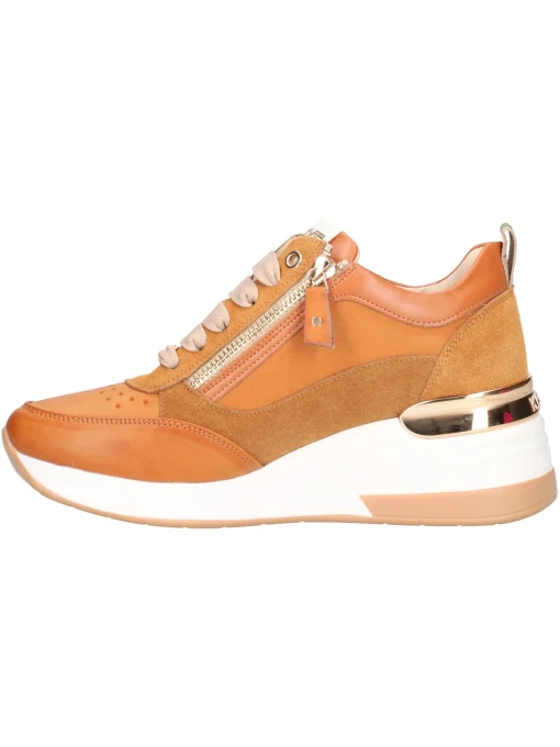 Scarpa casual con zeppa Keys da donna cuoio