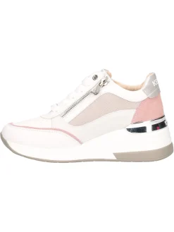 Scarpa casual con zeppa Keys da donna bianca