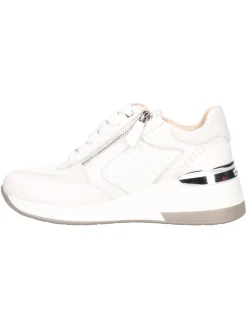 Scarpa casual con zeppa Keys da donna bianca