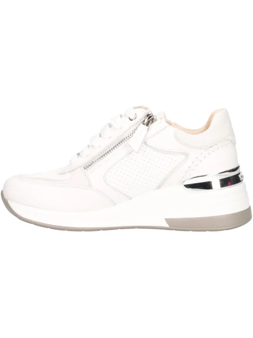 Scarpa casual con zeppa Keys da donna bianca