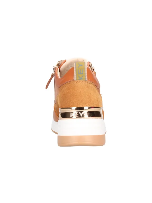 Scarpa casual con zeppa Keys da donna cuoio