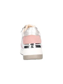 Scarpa casual con zeppa Keys da donna bianca