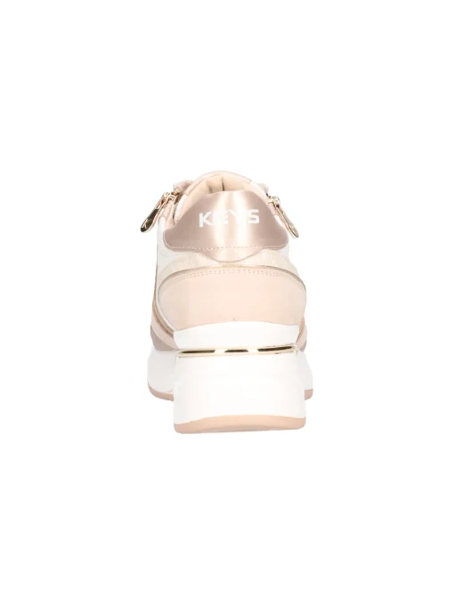 Scarpa casual con zeppa Keys da donna beige