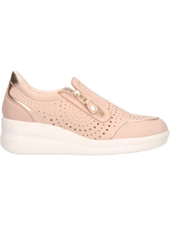 Scarpa casual con zeppa Melluso Walk da donna cipria