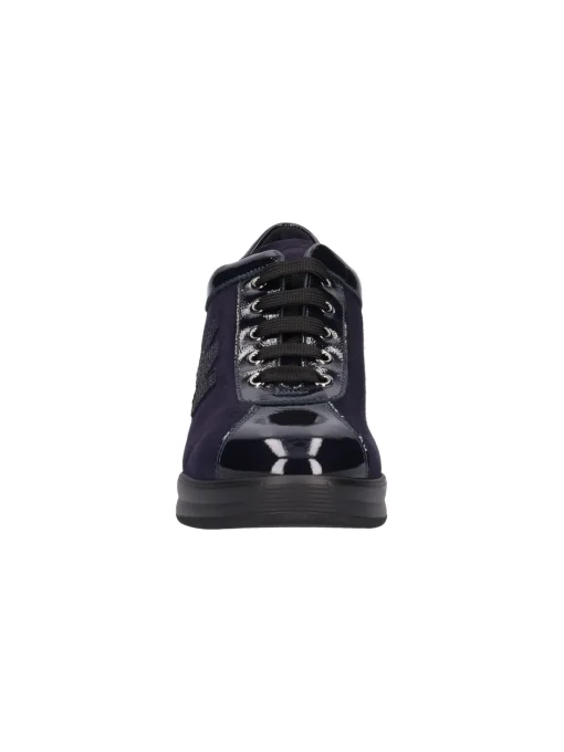 Scarpa casual con zeppa Melluso Walk da donna blu