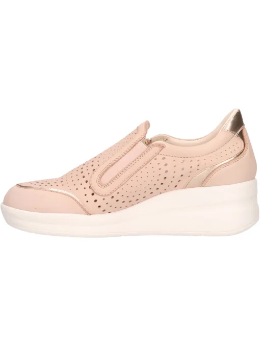 Scarpa casual con zeppa Melluso Walk da donna cipria