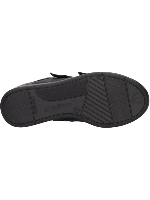 Scarpa casual con zeppa Melluso Walk da donna nera