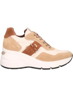 Scarpa casual con zeppa Nero Giardini da donna cuoio