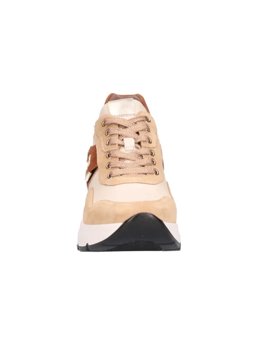 Scarpa casual con zeppa Nero Giardini da donna cuoio