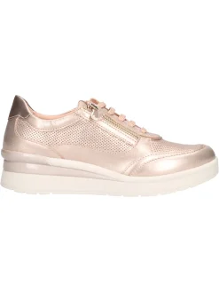 Scarpa casual con zeppa Stonefly Cream 52 da donna taupe laminata