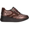 Scarpa casual con zeppa Valleverde da donna bronzo