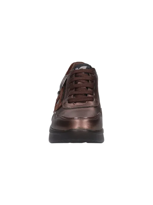 Scarpa casual con zeppa Valleverde da donna bronzo