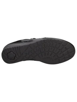 Scarpa casual con zeppa Valleverde da donna nera