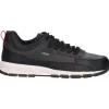 Scarpa casual Geox Delray da uomo nera e grigia
