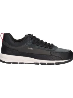 Scarpa casual Geox Delray da uomo nera e grigia