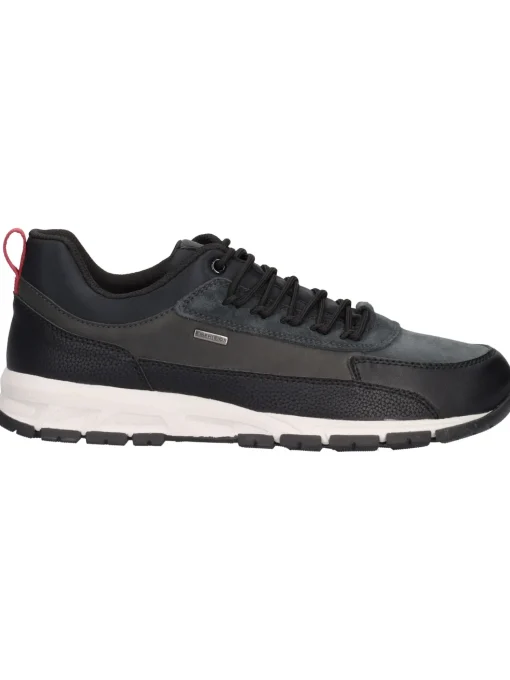 Scarpa casual Geox Delray da uomo nera e grigia