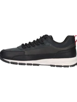 Scarpa casual Geox Delray da uomo nera e grigia
