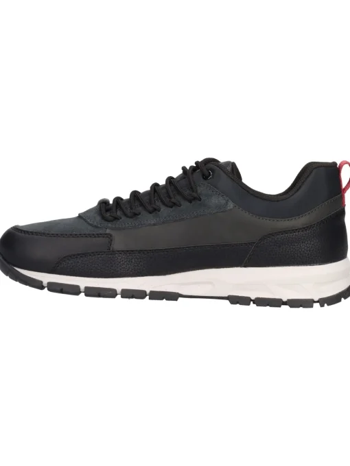 Scarpa casual Geox Delray da uomo nera e grigia