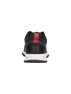 Scarpa casual Geox Delray da uomo nera e grigia