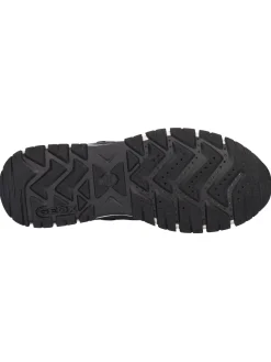 Scarpa casual Geox Delray da uomo nera e grigia