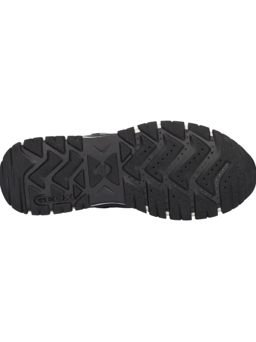 Scarpa casual Geox Delray da uomo nera e grigia