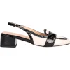 Scarpa con tacco basso Liviana da donna avorio