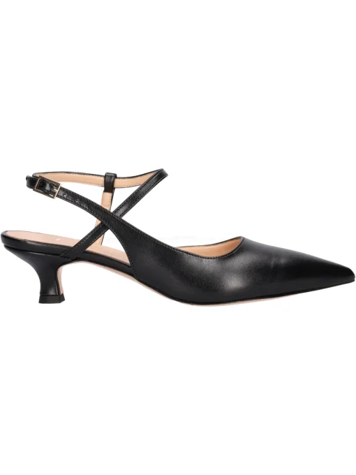 Scarpa con tacco basso Liviana da donna nera