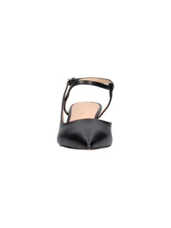 Scarpa con tacco basso Liviana da donna nera