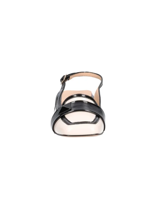 Scarpa con tacco basso Liviana da donna avorio