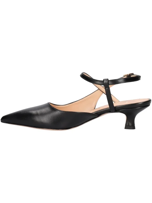 Scarpa con tacco basso Liviana da donna nera