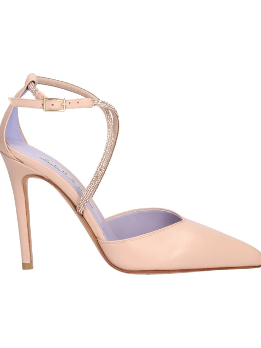 Scarpa con tacco fino Albano da donna cipria