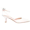 Scarpa con tacco fino Albano da donna bianca