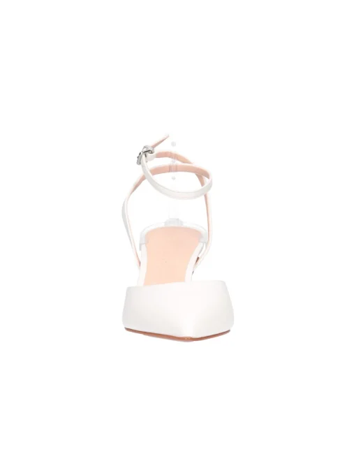 Scarpa con tacco fino Albano da donna bianca