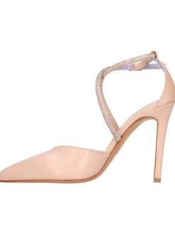 Scarpa con tacco fino Albano da donna cipria