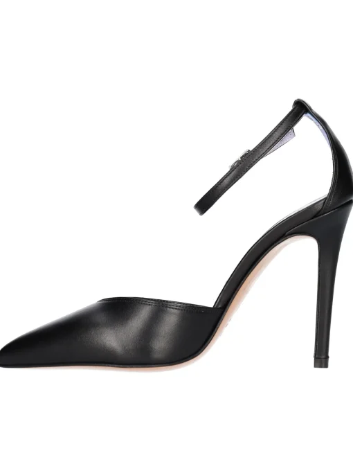 Scarpa con tacco fino Albano da donna nera