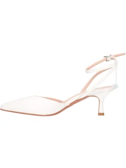 Scarpa con tacco fino Albano da donna bianca