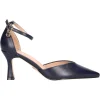 Scarpa con tacco fino Goldu0026amp;Gold da donna blu