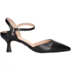 Scarpa con tacco fino Goldu0026amp;Gold da donna nera