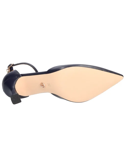 Scarpa con tacco fino Goldu0026amp;Gold da donna blu
