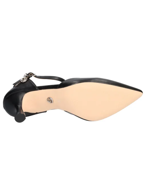 Scarpa con tacco fino Goldu0026amp;Gold da donna nera
