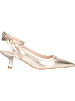 Scarpa con tacco fino Liu Jo Gemy 02 da donna oro metal