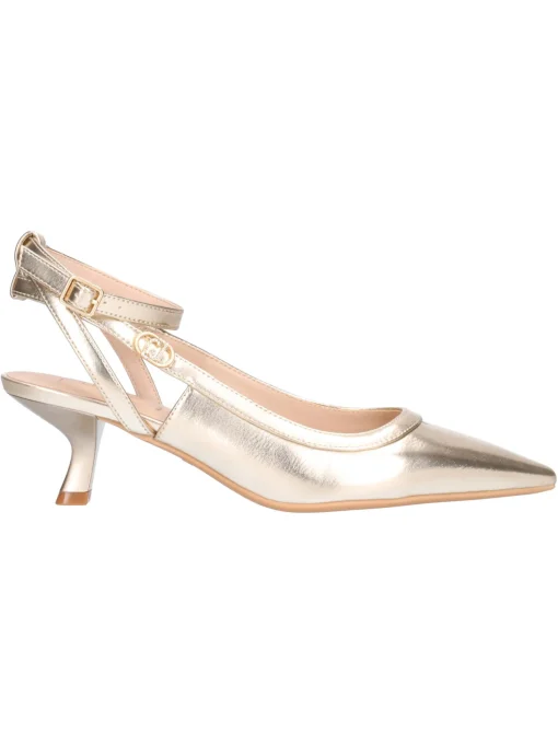 Scarpa con tacco fino Liu Jo Gemy 02 da donna oro metal