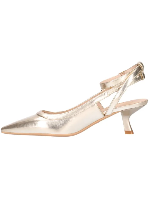 Scarpa con tacco fino Liu Jo Gemy 02 da donna oro metal