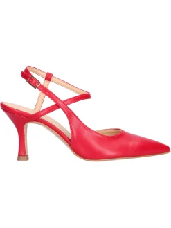 Scarpa con tacco fino Liviana da donna rossa