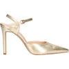 Scarpa con tacco fino Liviana da donna platino metal