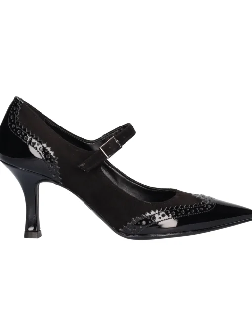 Scarpa con tacco fino Liviana da donna nera