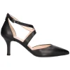 Scarpa con tacco fino Nero Giardini da donna nera